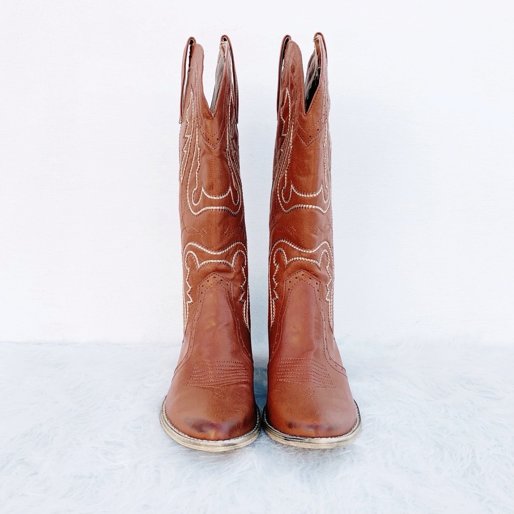NWOT VERY VOLATILE Raspy Western Cowboy Boots 10 - Picture 3 of 14